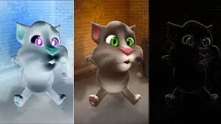 Talking Tom Eats Watermelon! effects