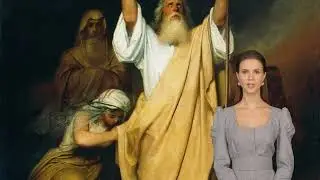 И.Н. Крамской. Молитва Моисея после перехода израильтян через Чермное море. Тифлокомметарий