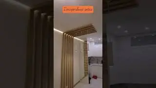 Декоративные рейки #дизайнквартиры #установкадверей