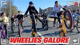 Biggest Rideout In Allentown!! BMX, Wheelies, and Tons Of Tricks!!