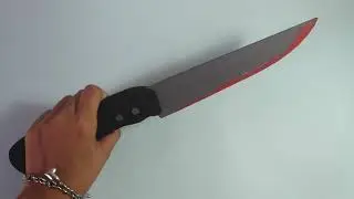 CUCHILLO PARA ACCESORIO DE DISFRAZ (hecho con cartón y pintura acrílica) | By Jenny ❤️