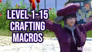 FFXIV 3.0 0743 Simple Crafting Macro 1-15