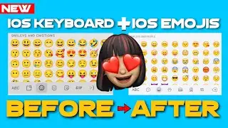 IOS Keyboard + IOS New Emojis On Android | iPhone Keyboard