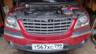 Крайслер Пацифика. Осмотр перед переборкой двигателя.