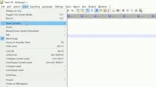How to remove CRLF in notepad ++