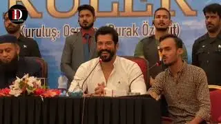 Burak Özçivit in Pakistan|ruler| j. perfume launched| i like Pakistani people said burak Özçivit