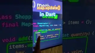 map.update() in Dart 