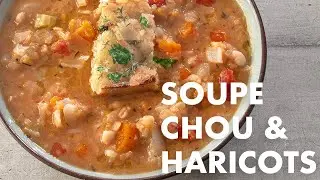 White Cabbage and Beans Soup Recipe 𑁍 Pankaj Sharma