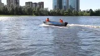 Алюминиевая лодка Рейд 420 (Тест-драйв)