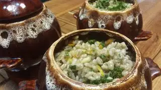 Перловая каша в горшочках