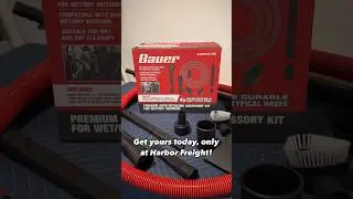 Bauer Premium Auto Detailing Accessory Kit for Wet/Dry Vacuums | Harbor Freight