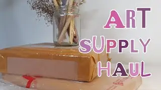 ART SUPPLIES HAUL (indonesia) + unboxing🎁