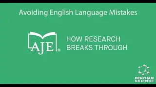 Webinar For Authors - Common English Language Mistakes