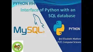 Python #94 MySQL Python Connectivity