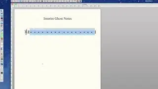 Finale – creare ghost notes con gli stili di rigo di Finale