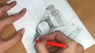 How to draw a still life drawing easy step by step tutorial by pencil with shading techniques