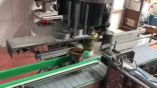 Teneke Kutu Dolum ve Kapaklama, Kapak Sıvama Makinesi