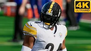 Madden Wild Card #3 - Pittsburgh Steelers vs Buffalo Bills [4K60FPS]