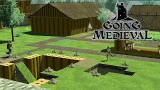 Как построить дом исследователя? ● Going Medieval ● Прохождение #6 (Выживание/Мирный)