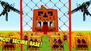 MOST SECURE PUMPKIN BASE EVER! | Little Kelly Plays