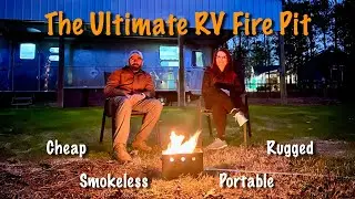Build the Ultimate DIY Fire Pit 🔥 - Rugged, Portable and Smokeless #camping #overlanding #rv