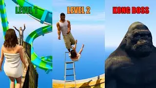 Amanda Water Slide Level 1, Level 2 & KONG BOSS Level