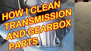 How I clean transmission parts by Hydroblasting