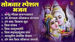 सोमवार भक्ति भजन : ॐ नमः शिवाय, शिव अमृतवाणी, महामृत्युंजय मंत्र, शिव चालीसा, ॐ जय शिव ओंकारा