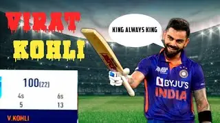 Virat Kohli Hits 102* Runs in 28 Balls || Wait for Celebration || Rc22