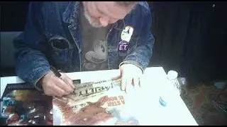 Robert MacNaughton (E.T.) signing