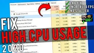 How to Fix 100% CPU Usage | Fix High CPU Usage & Boost FPS
