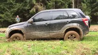 Offroad / Оффроуд Царев, Покатушки, Витара начала ехать!)
