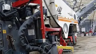 Как установить ультра звуковой или механический датчик на фрезу Wirtgen