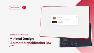 How to Create Animated Toast Notifications (or Popups) HTML, CSS & JavaScript Tutorial