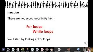 Introduction to Programming in Python - Iteration 2 - For and While Loops