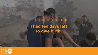Pregnant woman stuck under rubble in Gaza shares heartbreaking story
