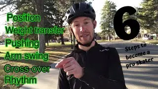 The 6 Steps to become a pro skater - Exercises to learn inline skating