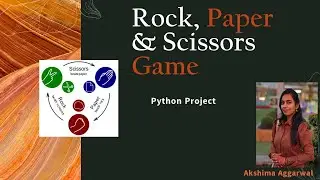 #Rock , #Paper & #Scissors #Game  #python #beginners #project #fungame