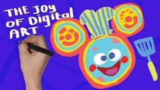 MICKEY MOUSE CLUB HOUSE TOODLES CHEF VARIANT - THE JOY OF DIGITAL ART DISNEY JUNIOR