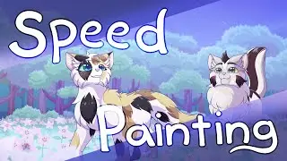 Speed Painting ~ Moonlight Meadow (Path of Stars)
