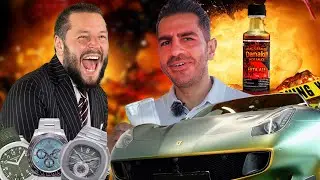 HOT CHALLENGE IN A 1MIO FERRARI 🔥🥵 WITH 