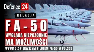 The first Pole at the controls of the FA-50