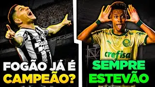 ESTEVÃO SALVA PALMEIRAS, MAS BOTAFOGO JÁ É CAMPEÃO BRASILEIRO!