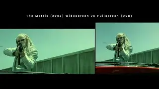 The Matrix Reloaded (2003) Widescreen vs Fullscreen (DVD) aspect ratio comparison 10