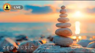 🔴 Relaxing Ocean Waves for Deep Sleeping 24/7, Mindfulness Meditation Music, Sleep Music, Zen, Waves