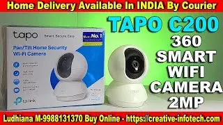 TP-Link Tapo C200 Wifi 360 Camera setup and test | Creative Infotech Ludhiana | Buy 📞9988131370