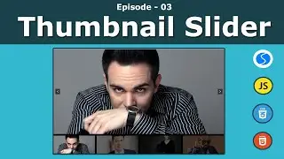 Swiper Slider Series  - Thumbnail Slider | Episode 03 | JavaScript | Swiper JS