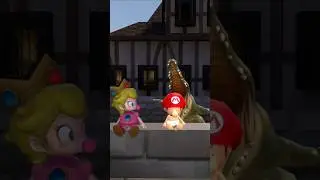 Croco attacks Baby Mario
