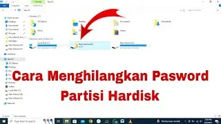 Cara menghilangkan Pasword Partisi/Data D/Data E Hardisk Laptop
