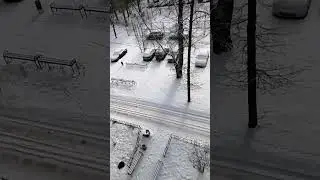 Снегопад в г. Липецке /05.03.2023